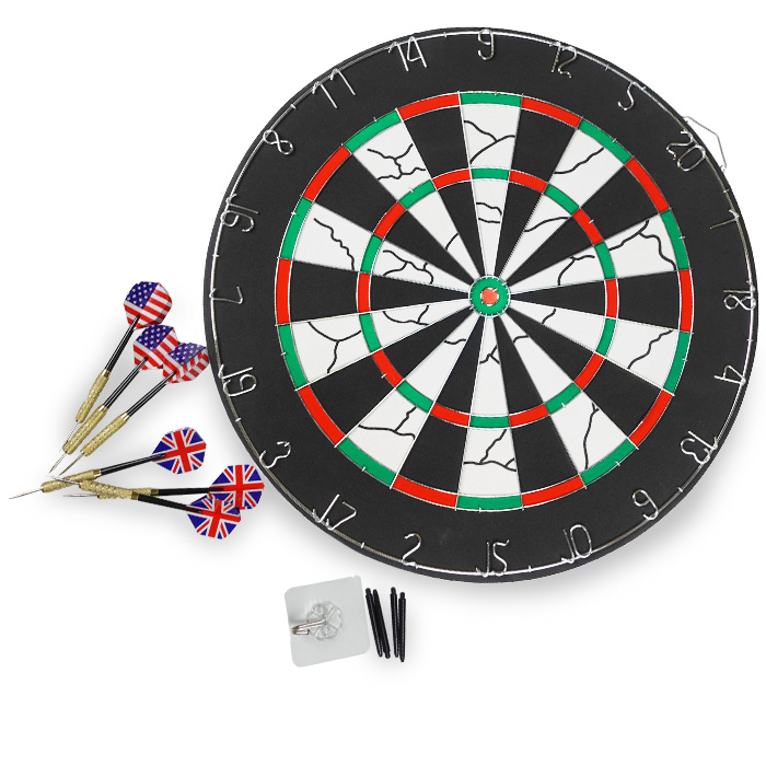 Dartskive Sæt med 6 Dartpile – Fantastisk Tilbud!