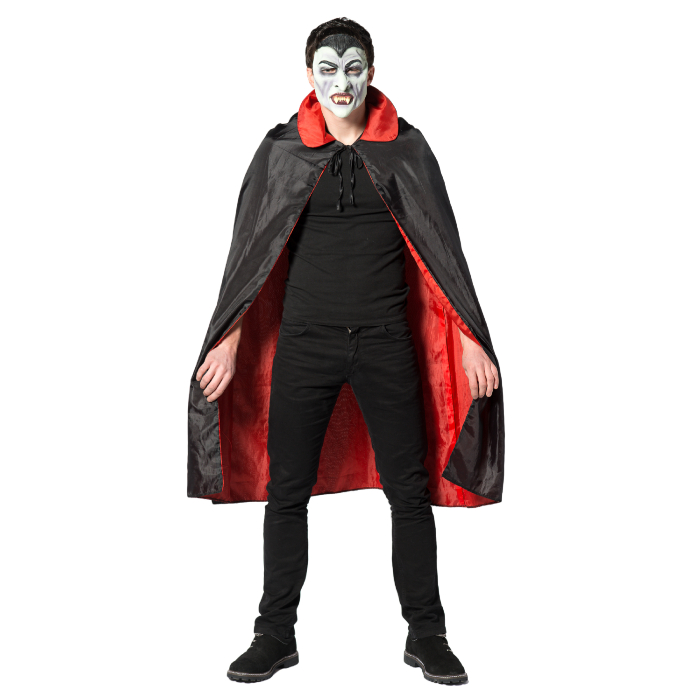 Uhyggelig Dracula Kappe - One-size Unisex til Halloween!