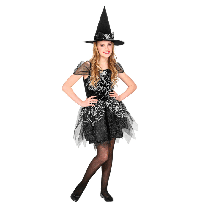 Edderkop Hekse Kostume til Børn - Fantastisk Halloween!