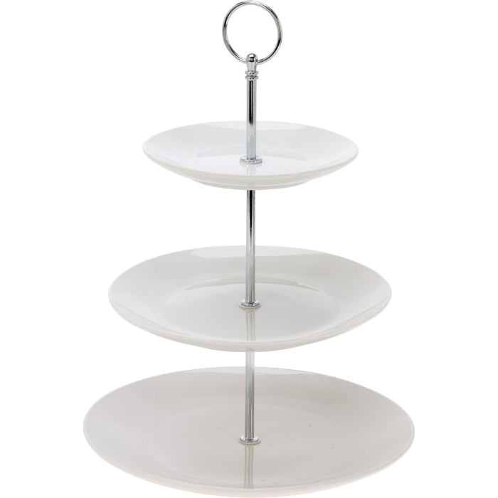 Etagefad     Etager   Hvid Porcelæn 25x34