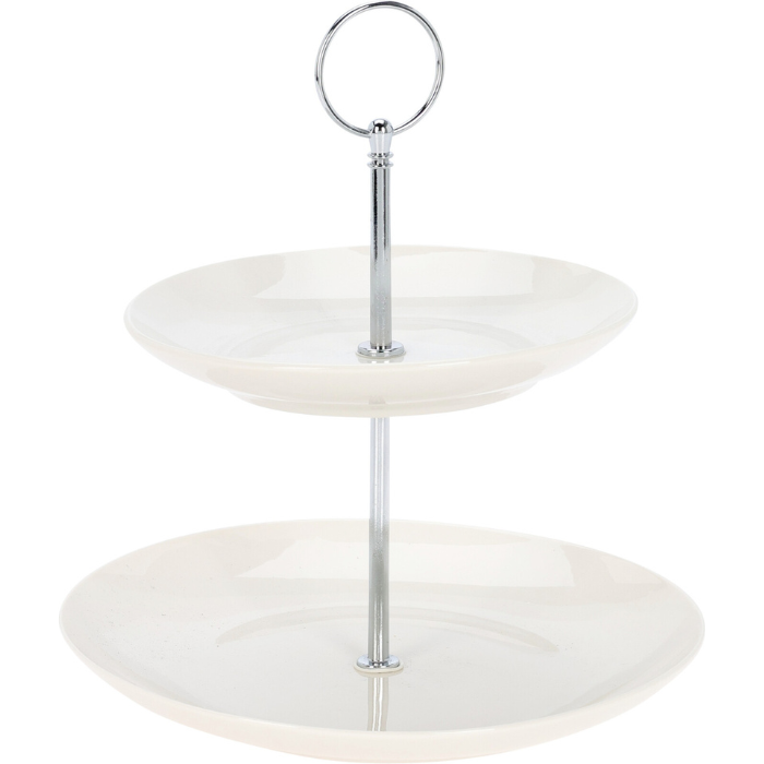 Etagefad     Etager   Hvid Porcelæn 21x25