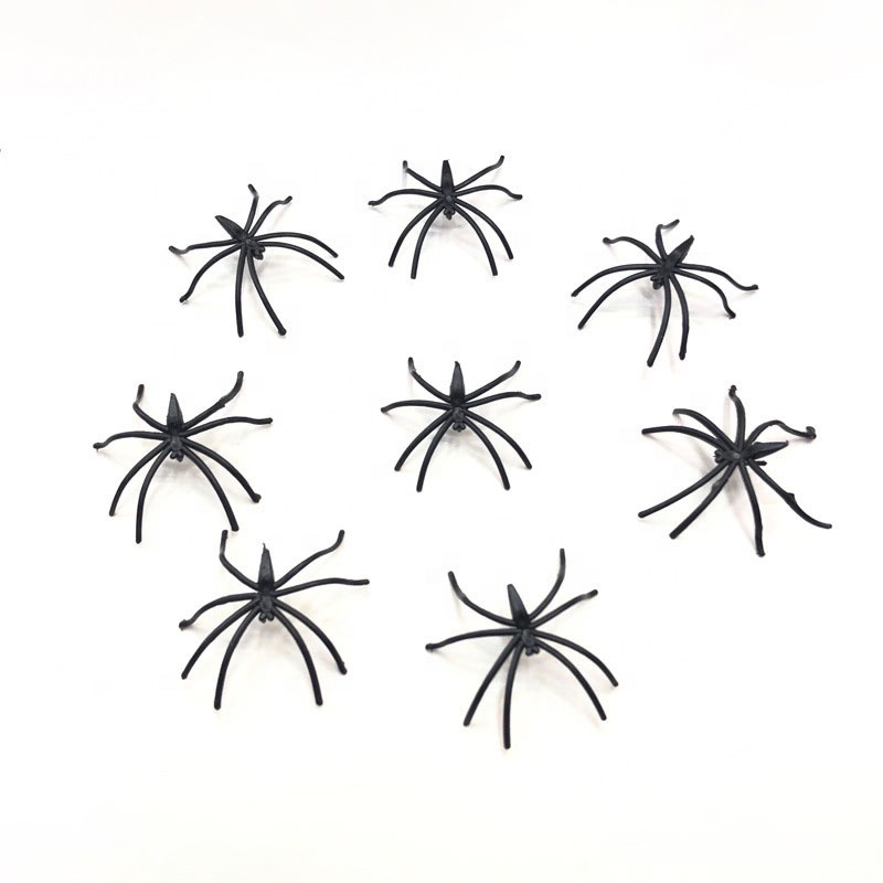 Falske Edderkopper - 40 stk. til Halloween Fest!