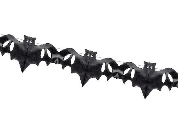 Flagermus Guirlande til Halloween - 4 meter dekoration