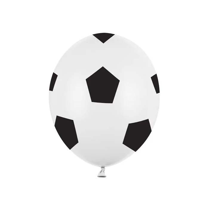Fodbold Latex Balloner - Sæt med 6 stk. til fest!