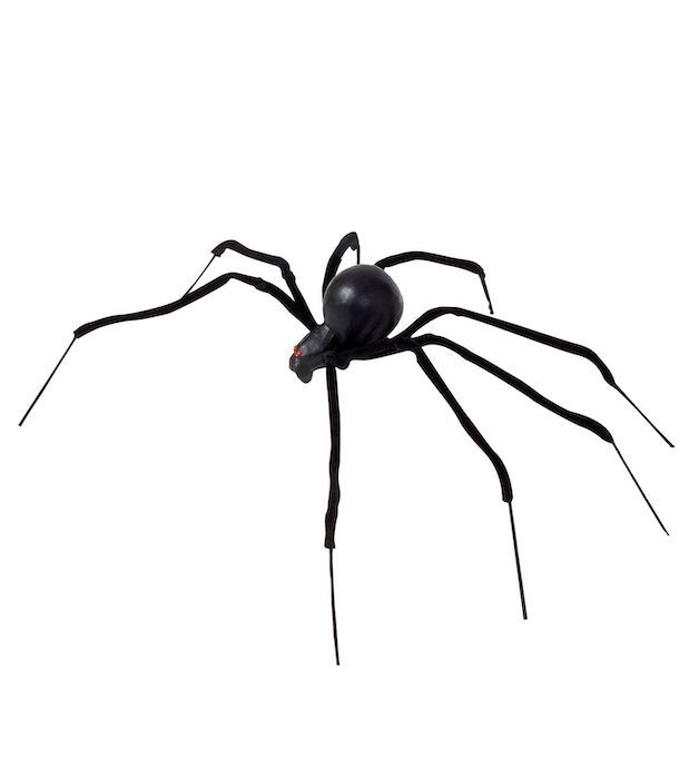 Kæmpe Sort Edderkop til Halloween Dekoration