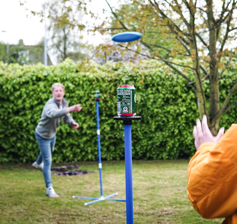 Frisbee Ølbowling - Sjovt Spil til Festen!
