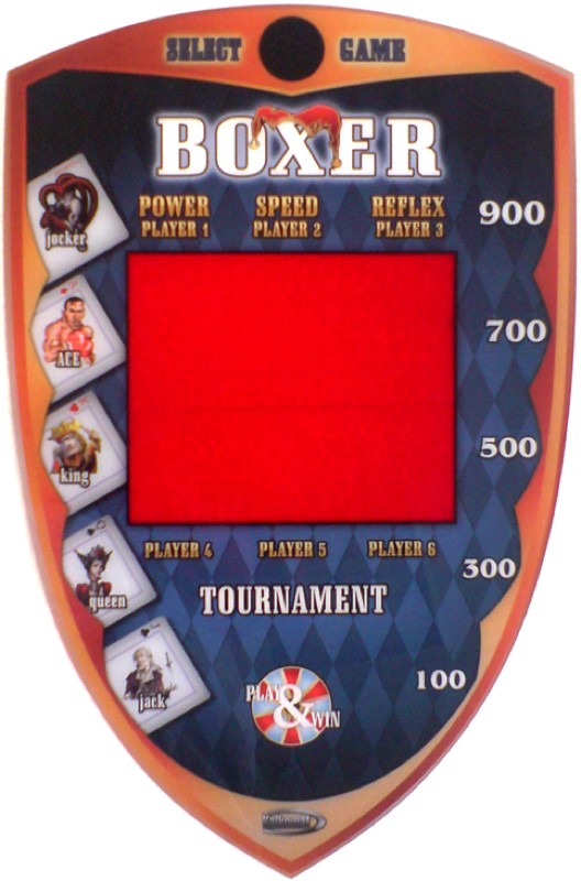 Nyt Frontpanel til Boksemaskine Wheel of Boxing
