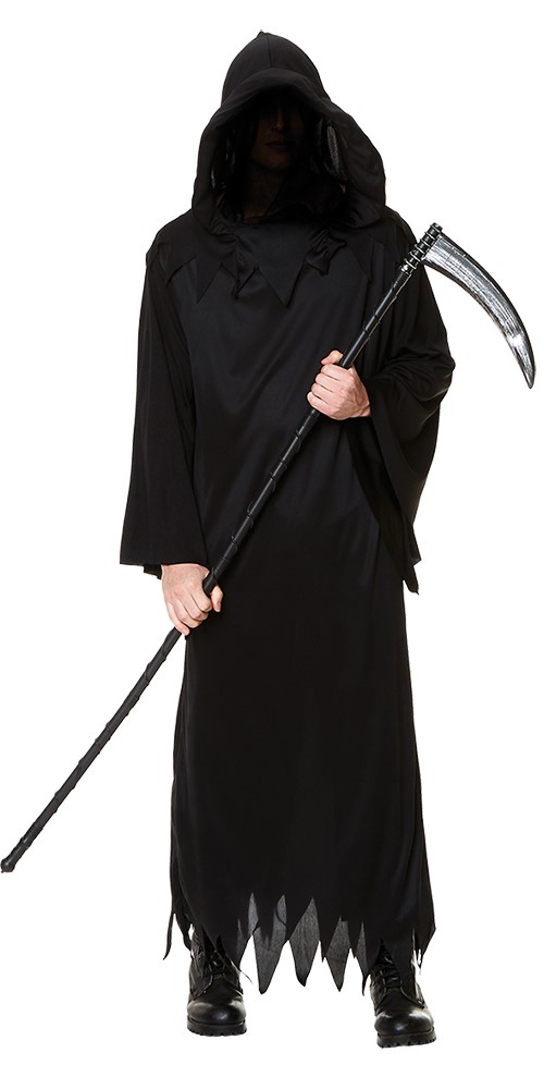 Uhyggeligt Grim Reaper Halloween Kostume til Teenagere
