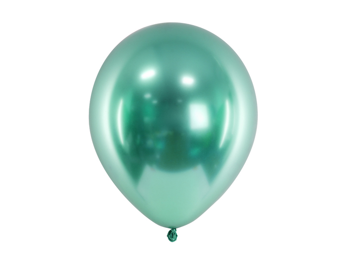 Grøn Chrome Balloner 10x30 - Fantastisk Til Fest!