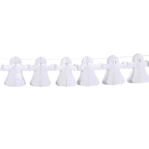 Halloween Guirlande med Spøgelser - Meter til Festen