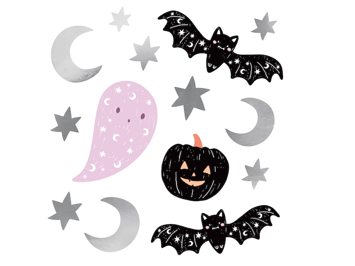 Halloween Klistermærker 56 stk. til din fest!