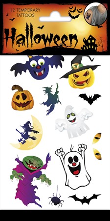 Halloween Tatoveringer til Børn – 12 Festlige Designs