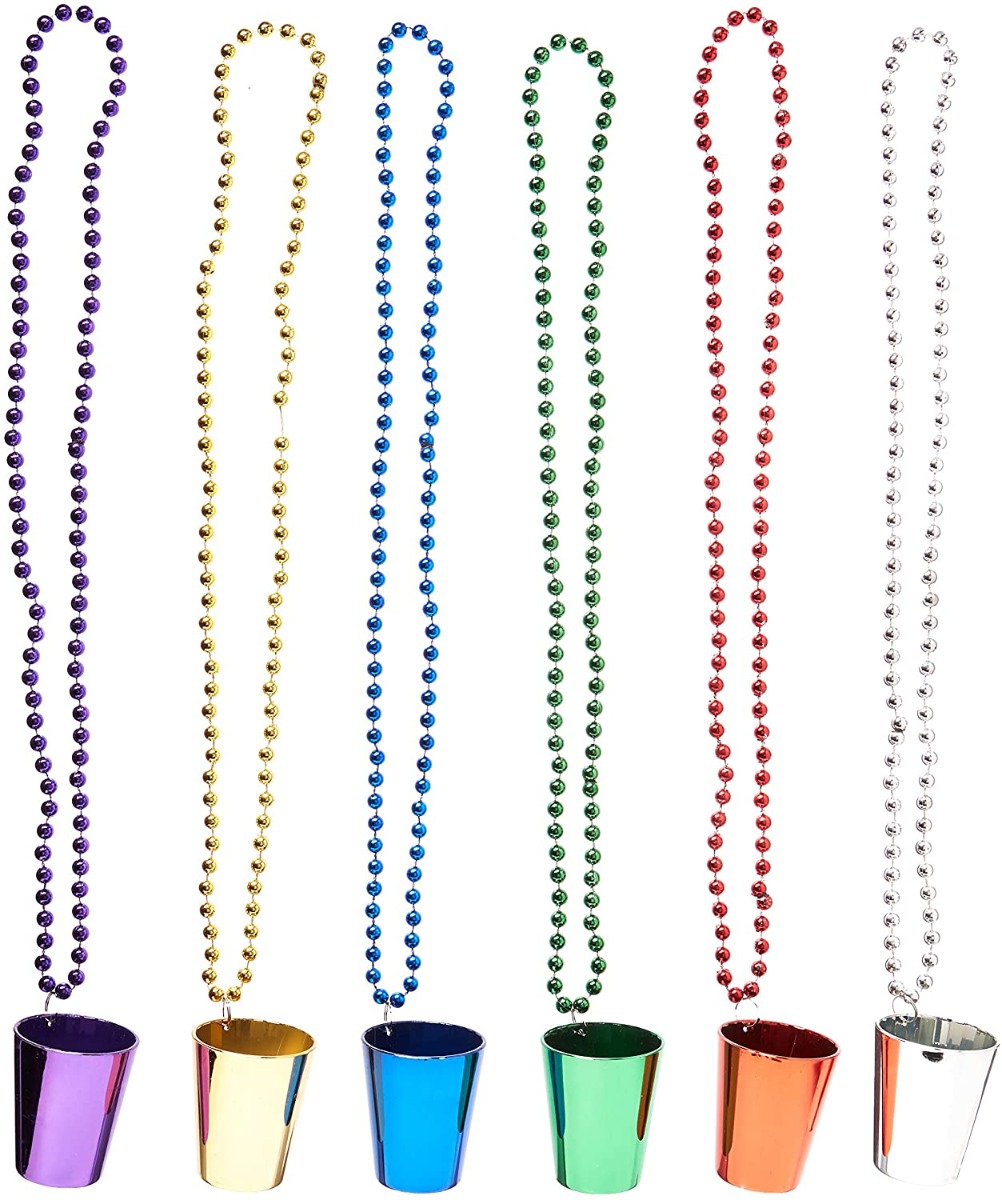 Halskæde med Shotglas Design - Festligt Tilbehør!