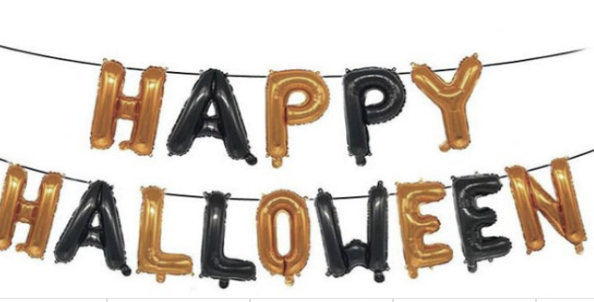 Happy Halloween Ballon Guirlande   65cm