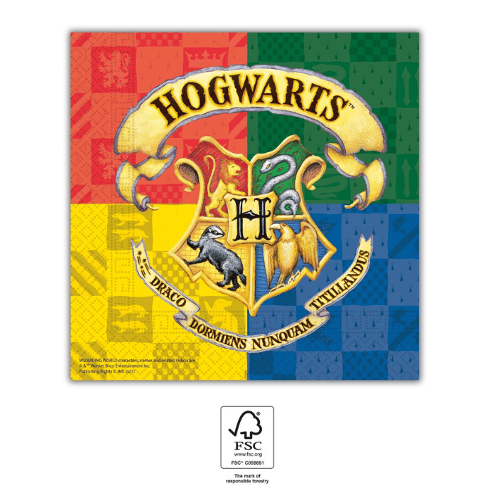 Harry Potter Servietter 20 stk. - Magisk feststemning!