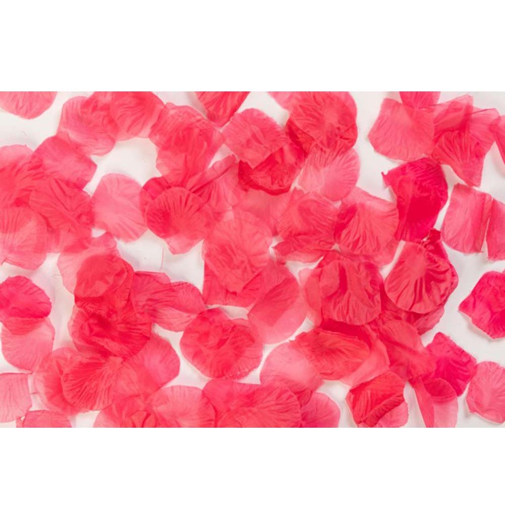 Hot Pink Rosenblade - 144 Stk til Festlig Bordpynt