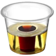 Jægerbomb Shotglas - 50 stk. Festlige glas til fest!