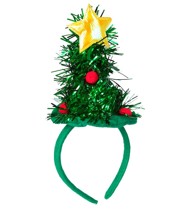 Juletræs Hårbøjle Med Stjerne - Perfekt til Jul!