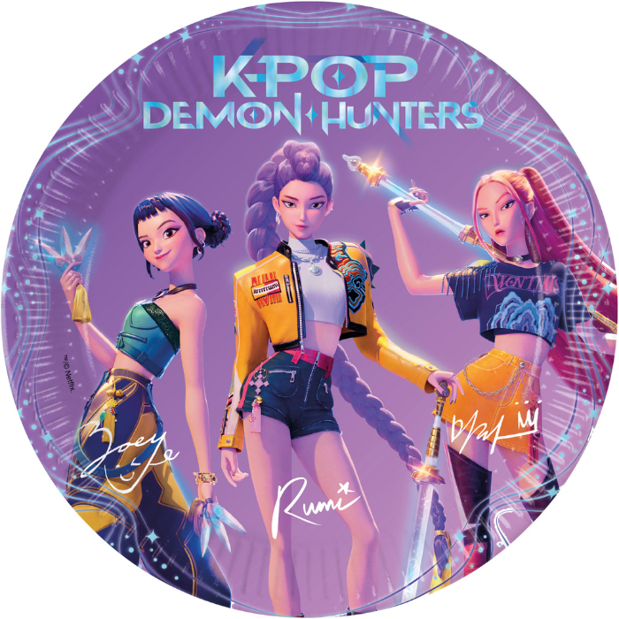 -pop Demon Hunters Paptallerkener 23   8x