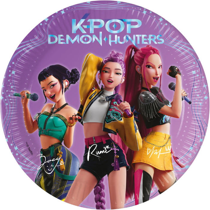 -pop Demon Hunters Paptallerkener 19     8x