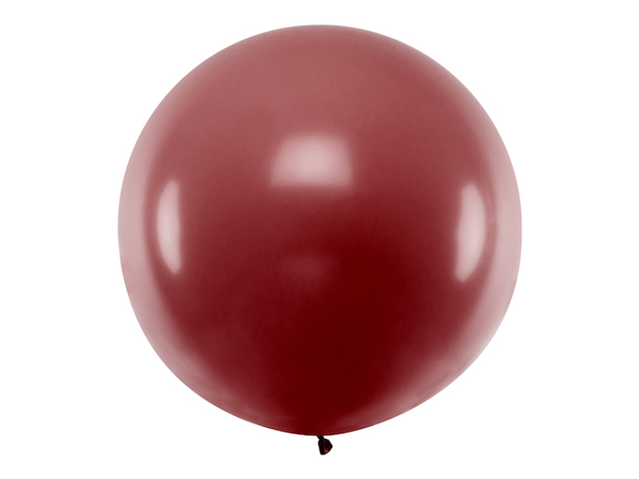 Kæmpe Pastel Bordeaux Ballon - Perfekt til Festen!