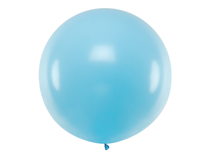 Kæmpe Pastel Lyseblå Ballon - Perfekt til Fest!