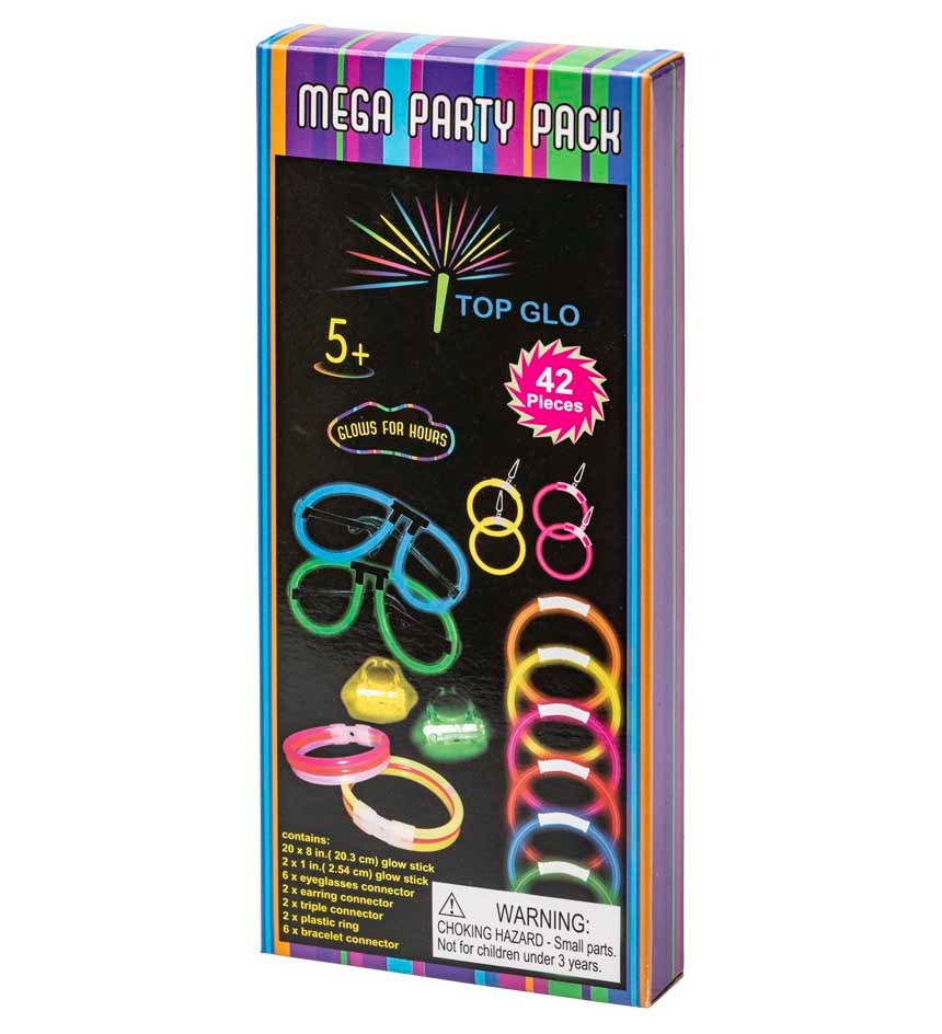 Knæklys Mega Festpakke – 42 dele til festlige stunder!