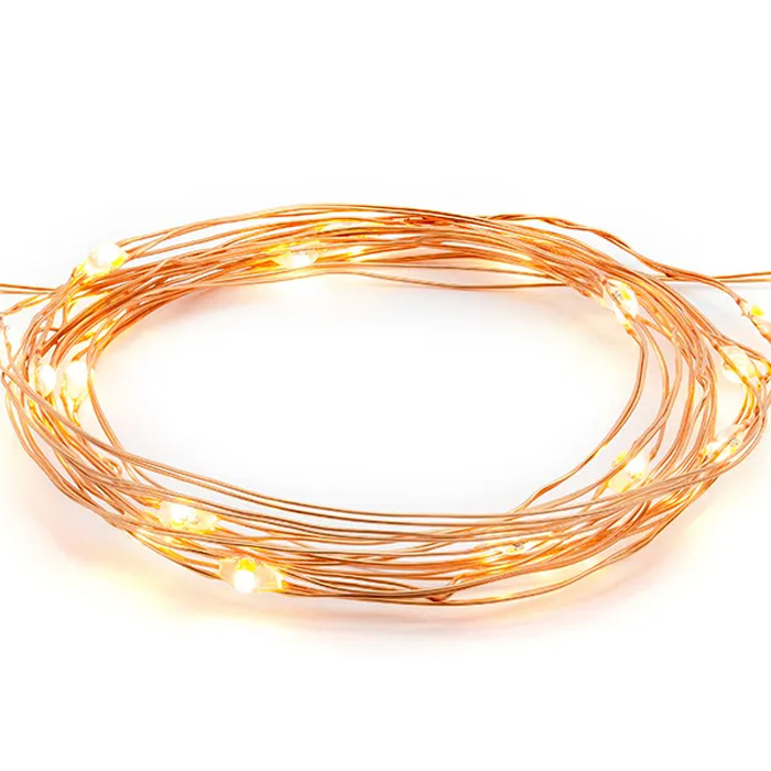 Kobber LED Lyskæde - Lys op til festlige anledninger!