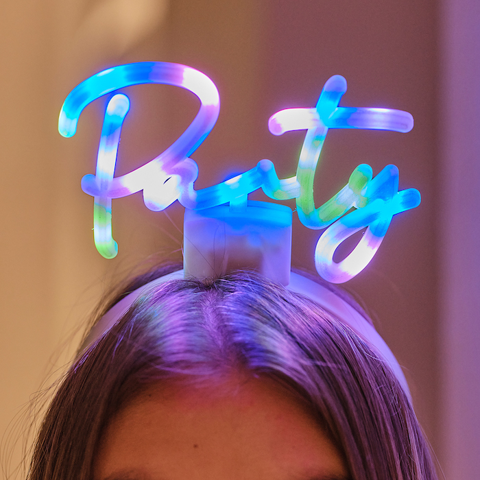 LED Party Hårbøjle - Festlig Belysning til Din Begivenhed