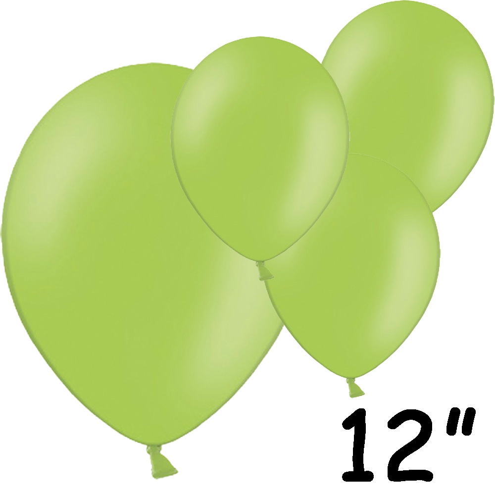 Limegrønne Balloner 12" – 100 stk. til Festlige Begivenheder!