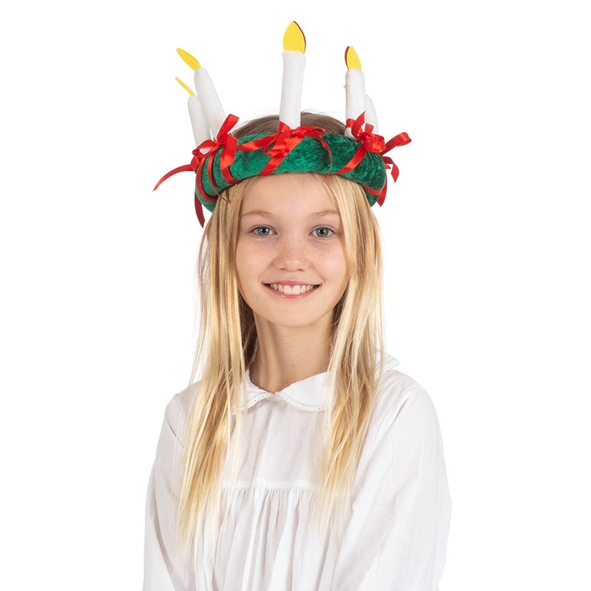 Luciakrone i Stof – Fejr Lucia Uden Batterier!