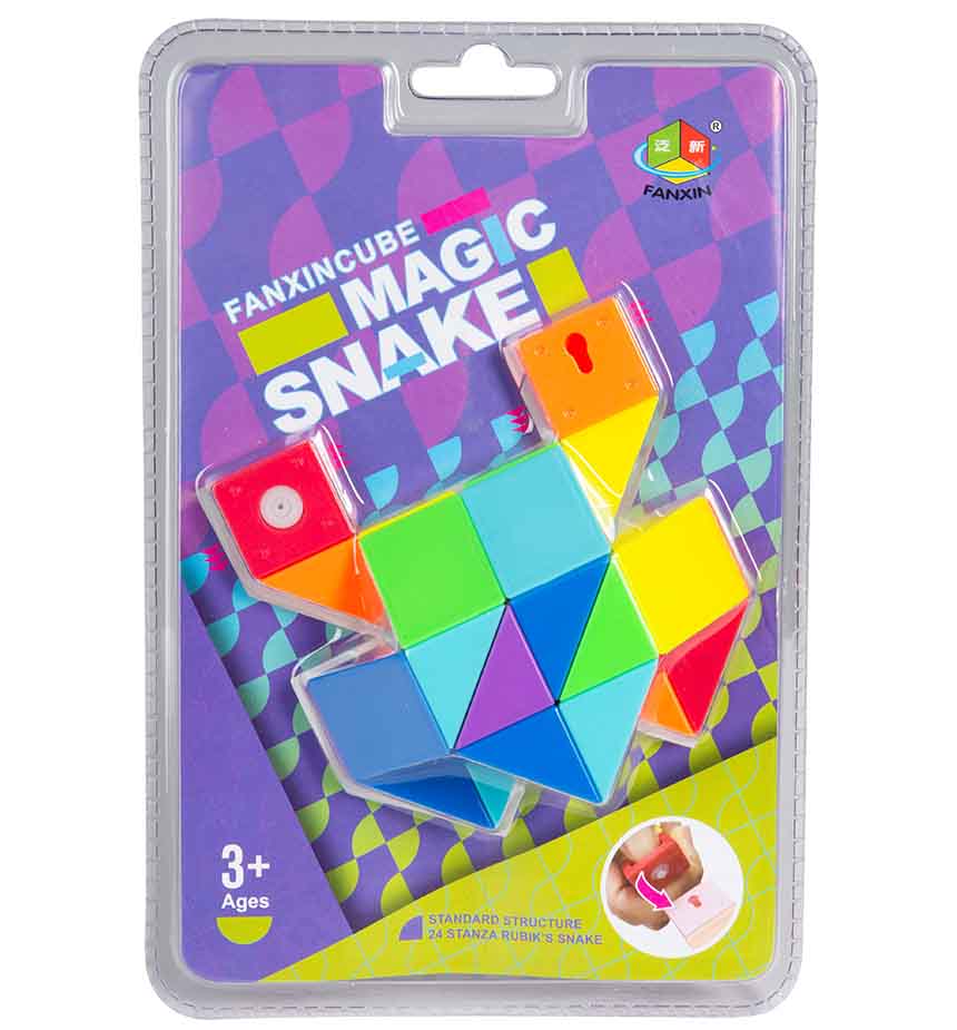 Magisk Slange – Kreativt Rubik's Snake Puslespil på Udsalg!