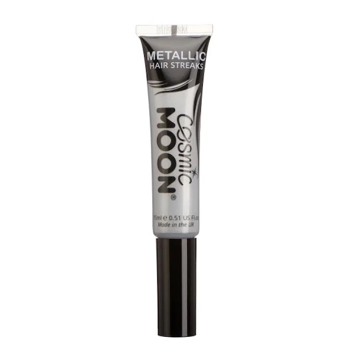 Metallic Sølv Hårfarve - 15 ml til Kostume Fest