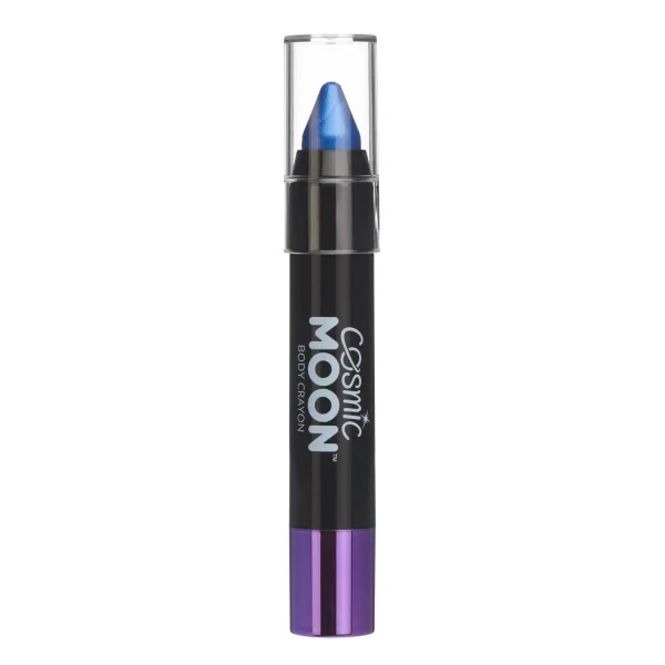 Metallic Krops Stift i Blå - Perfekt til Kostumer!