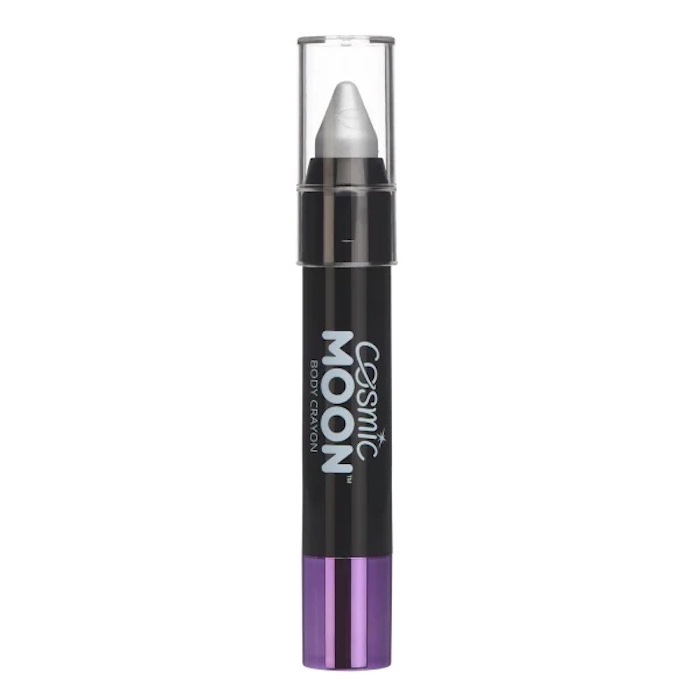 Metallic Krops Stift i Sølv til Temafest - Moon Creations