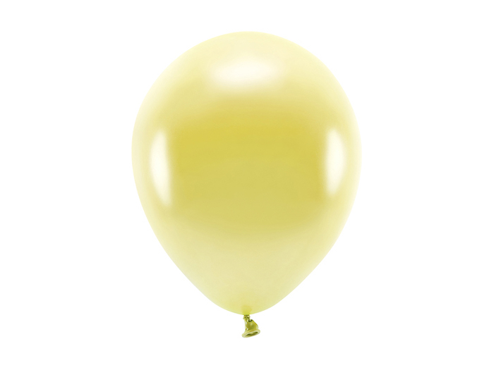 Metallic Lys Guld Balloner - 10 stk. til festlige anledninger