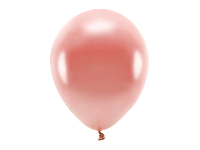 Metallic Rose Gold Balloner - 10 stk. til festligheder