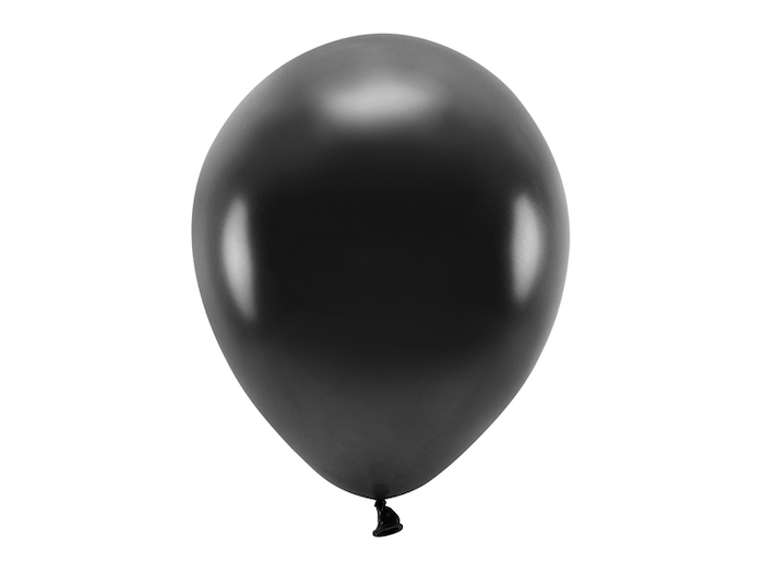 Metallic Sorte Balloner 10 stk - Perfekte til Festen!