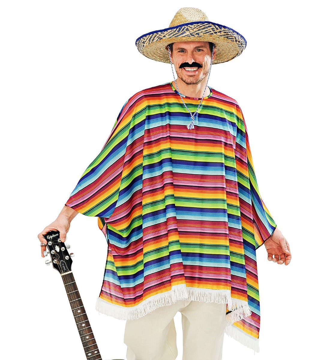 Mexicansk Poncho og Hat – Festligt Tema!