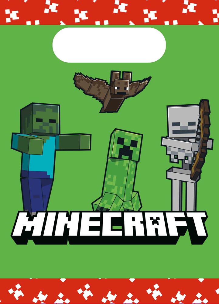 Minecraft Slikposer i Papir til Fest – Bestil Nu!