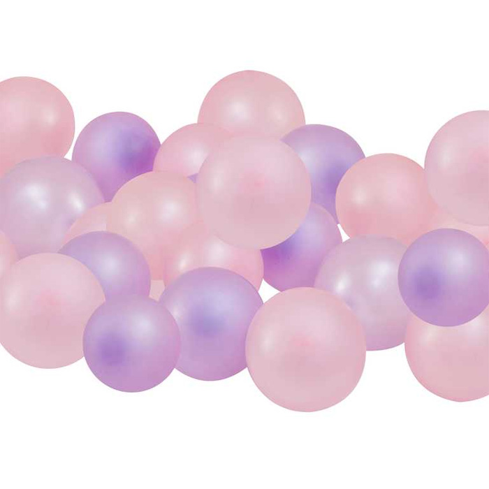 Mini Balloner   Pink Nuancer 40x 12