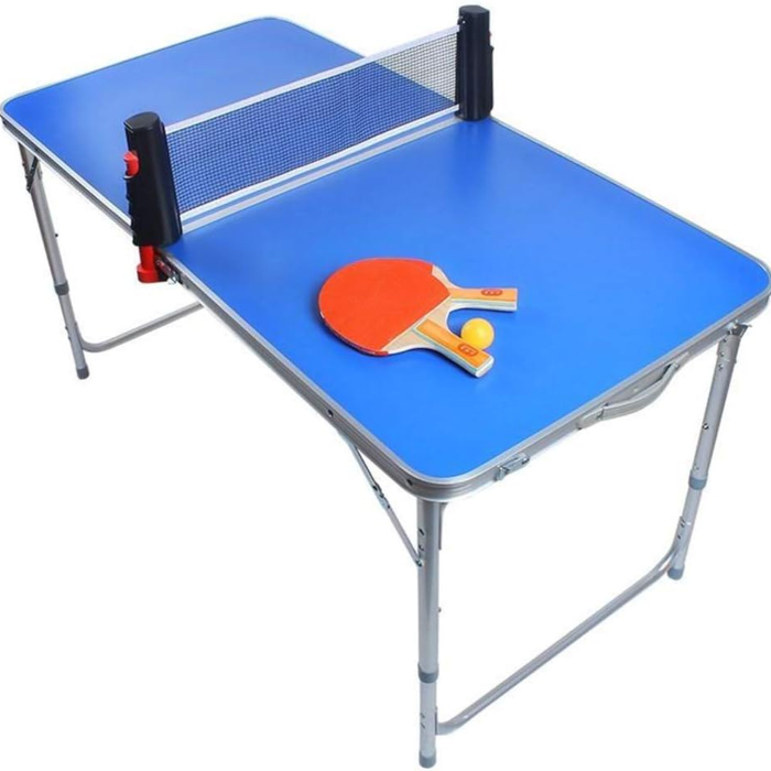 Mini Bordtennisbord med 2 Bat og 5 Bolde - Godt Tilbud!
