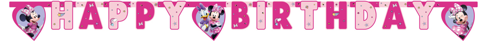Minnie Mouse Fødselsdagsbanner til Uforglemmelige Fester