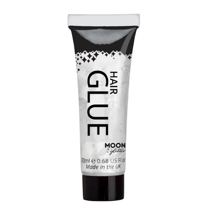 Moon Creations Glimmer Hårlim Gennemsigtig 20 ml - Fest!
