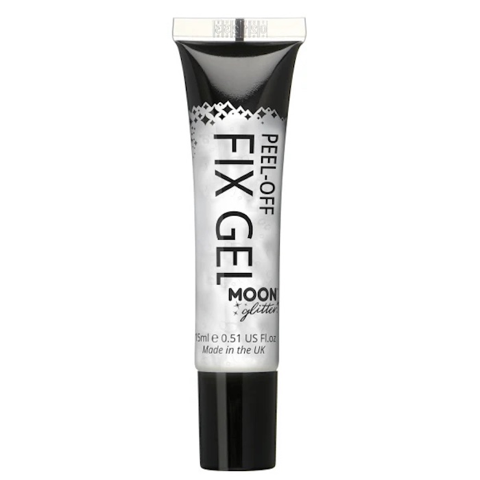 Moon Creations Peel Off Glitter Fix Gel - 15 ml til Fest