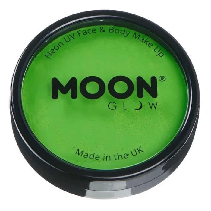 Intens Grøn Neon Ansigts- og Kropsmaling fra Moon Creations