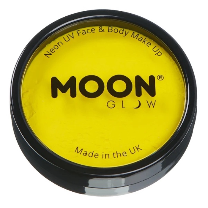 Intens Gul Neon UV Ansigts- og Kropsmaling fra Moon Creations