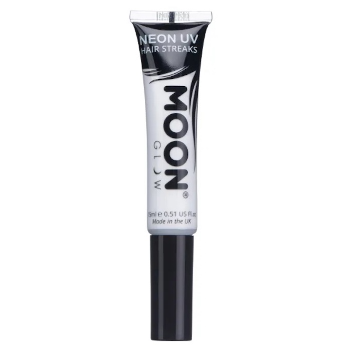 Neon UV Hårfarve Intens Hvid - Festlig Hårfarve 15 ml