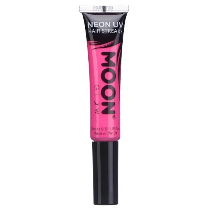 Neon UV Hårfarve Intens Pink - Moon Creations 15 ml