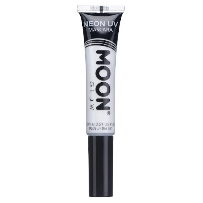 Neon UV Mascara i Hvid fra Moon Creations - Festklar!